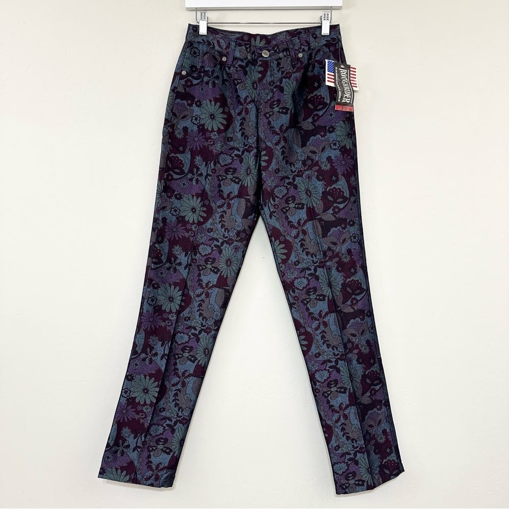 Vintage Roughrider by Circle T Deadstock Floral Retro Style Jeans